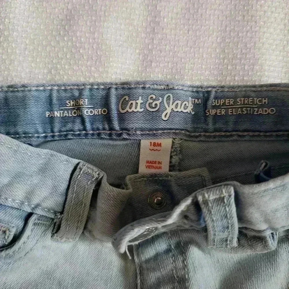 Bundles of 2 Baby Girl's short denim SZ 18MOS - Picture 6 of 6